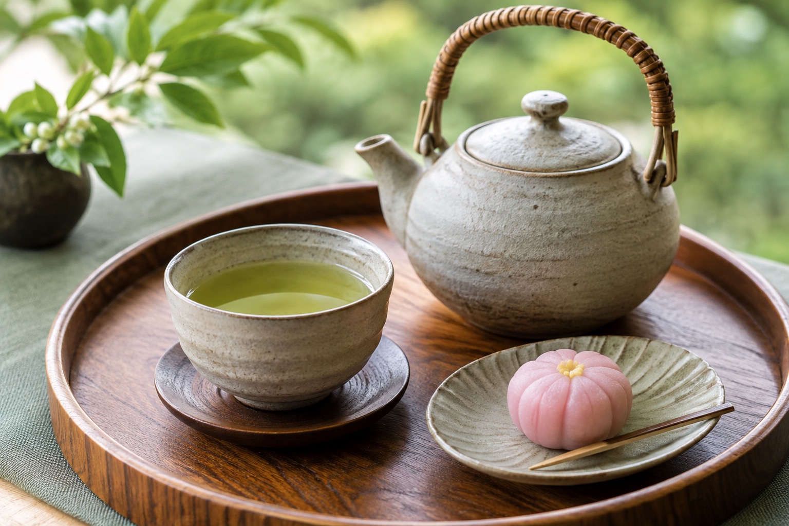日本茶の時間のイメージ