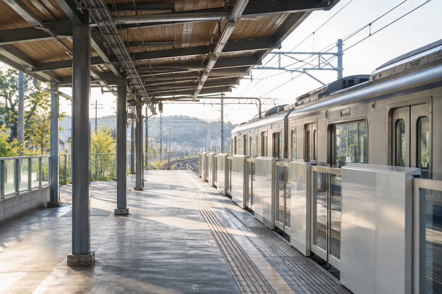 通勤の駅のイメージ